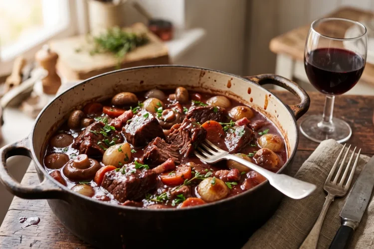 Boeuf Bourguignon Recette de Grand-Mère : la Méthode Complète d’un Chef