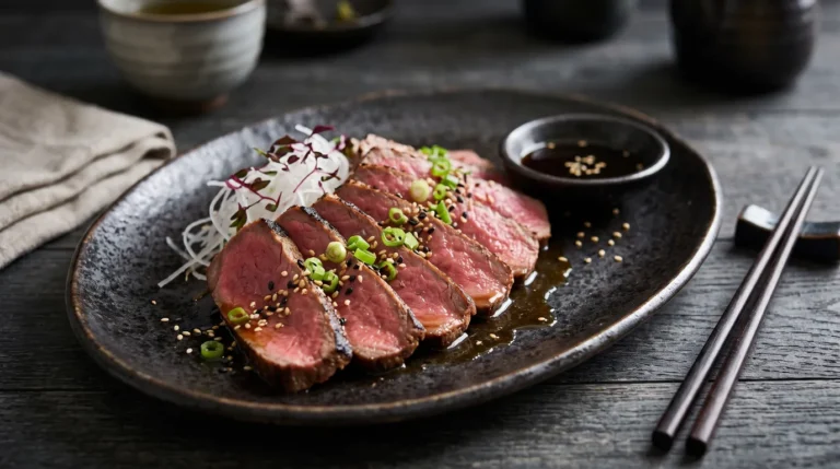 Tataki de bœuf : la recette japonaise saisie-crue, simple et spectaculaire