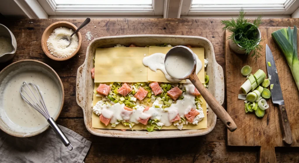 lasagne au saumon recette